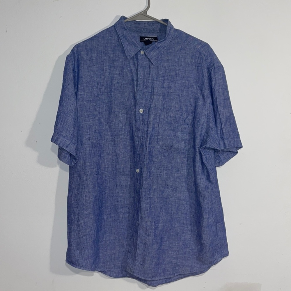 Lands End Button up shirt (size L)
